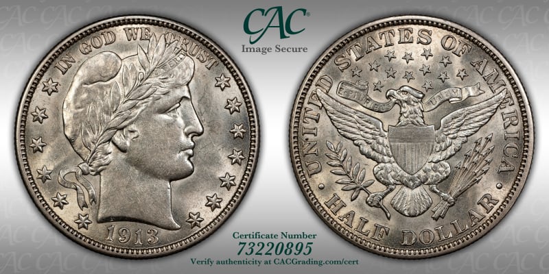 CAC Grading Coin Image Secure