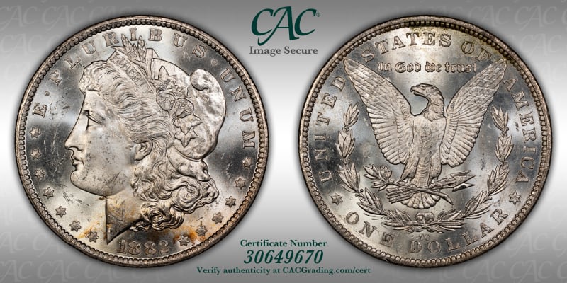 CAC Grading Coin Image Secure
