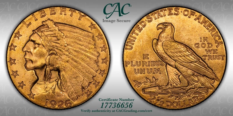 CAC Grading Coin Image Secure