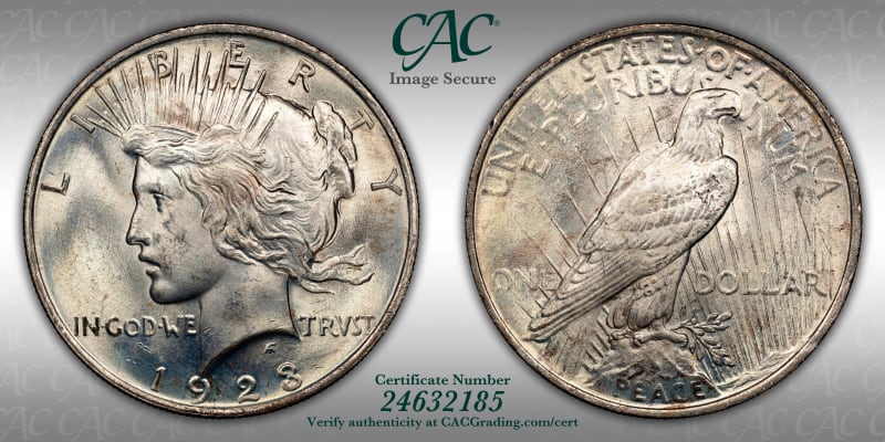 CAC Grading Coin Image Secure