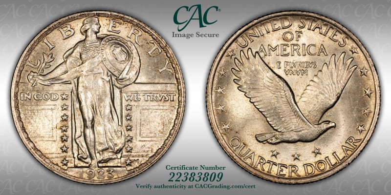 CAC Grading Coin Image Secure