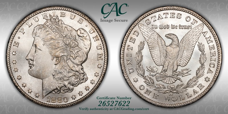 CAC Grading Coin Image Secure