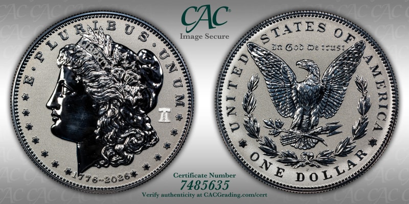 CAC Grading Coin Image Secure