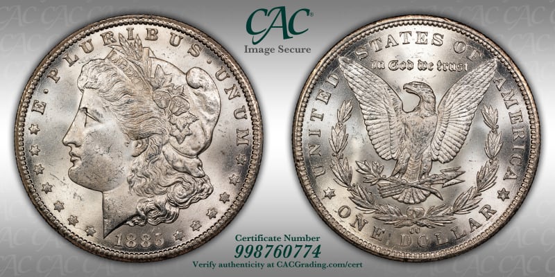 CAC Grading Coin Image Secure