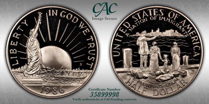 CAC Grading Coin Image Secure