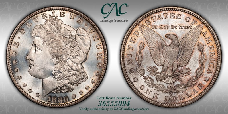 CAC Grading Coin Image Secure