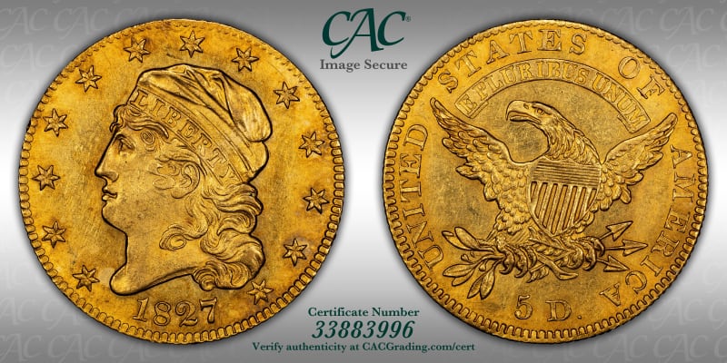 CAC Grading Coin Image Secure