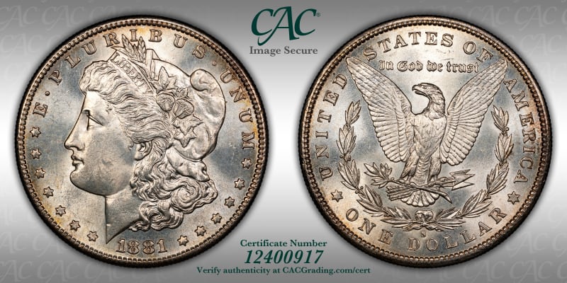 CAC Grading Coin Image Secure
