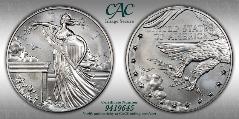 CAC Grading Coin Image Secure