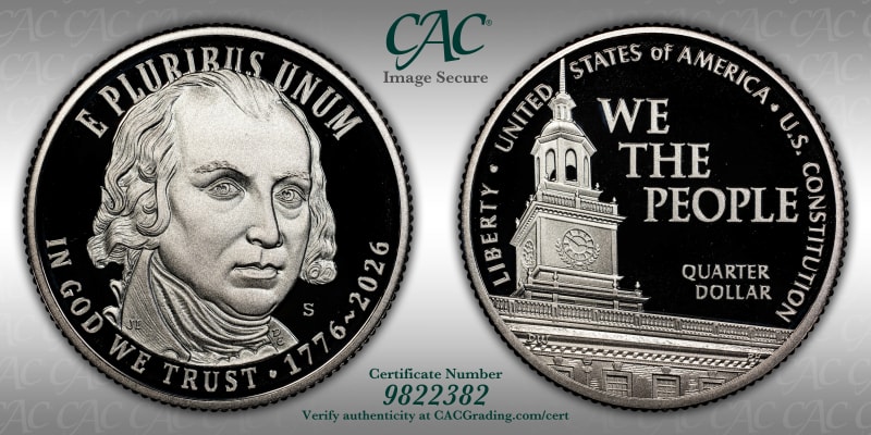 CAC Grading Coin Image Secure