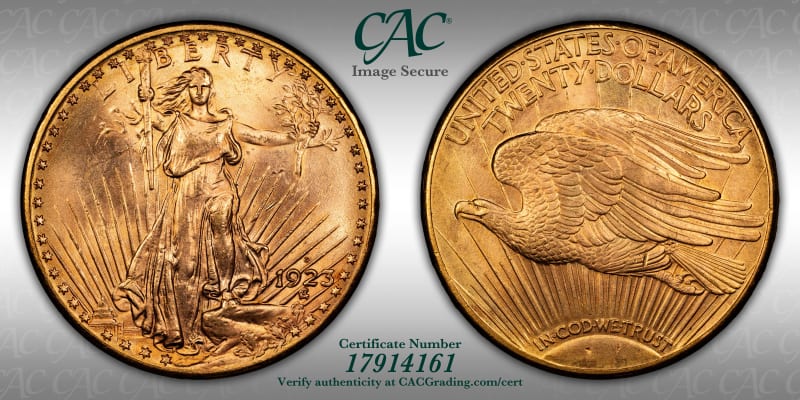 CAC Grading Coin Image Secure