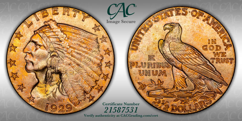 CAC Grading Coin Image Secure