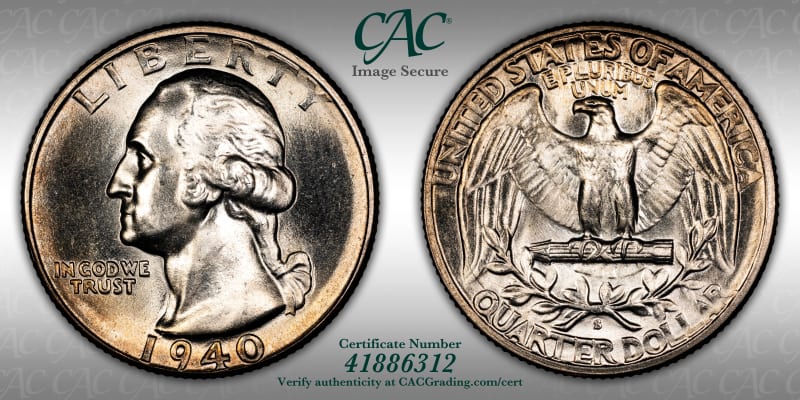 CAC Grading Coin Image Secure