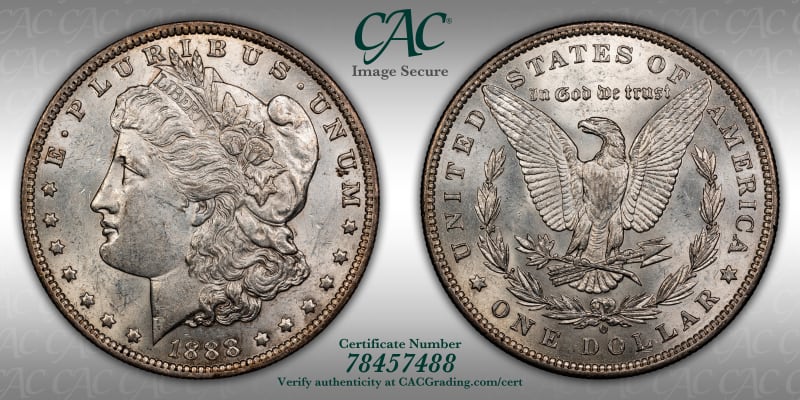 CAC Grading Coin Image Secure