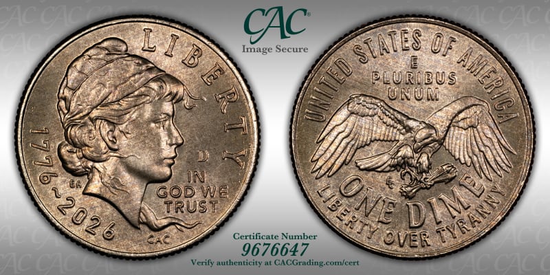 CAC Grading Coin Image Secure