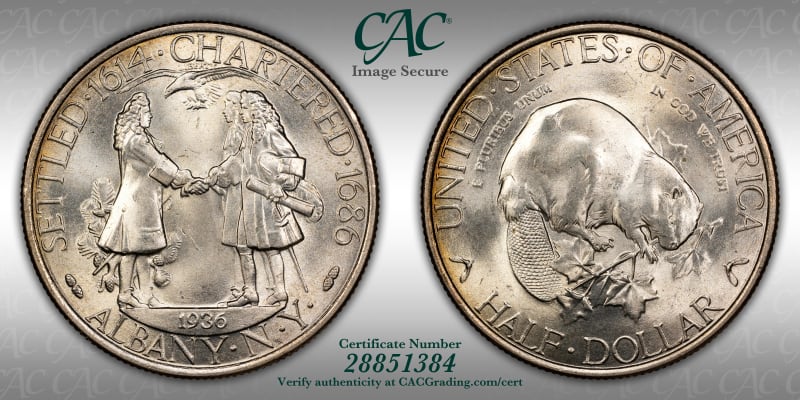 CAC Grading Coin Image Secure
