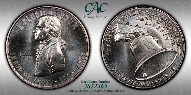 CAC Grading Coin Image Secure