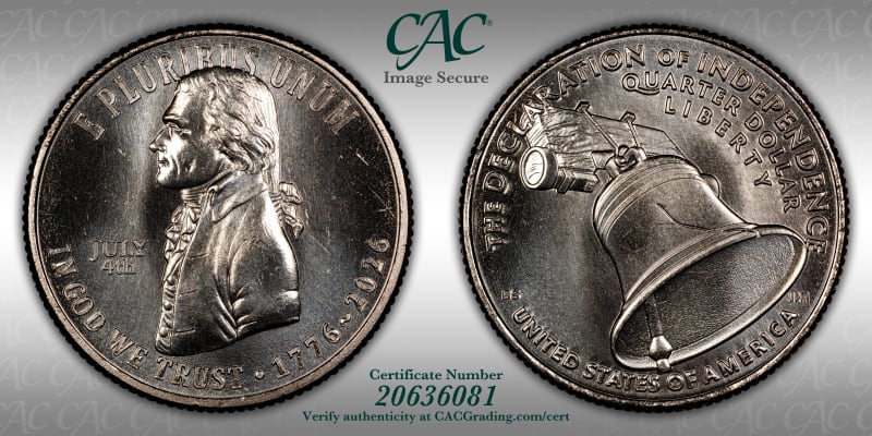 CAC Grading Coin Image Secure