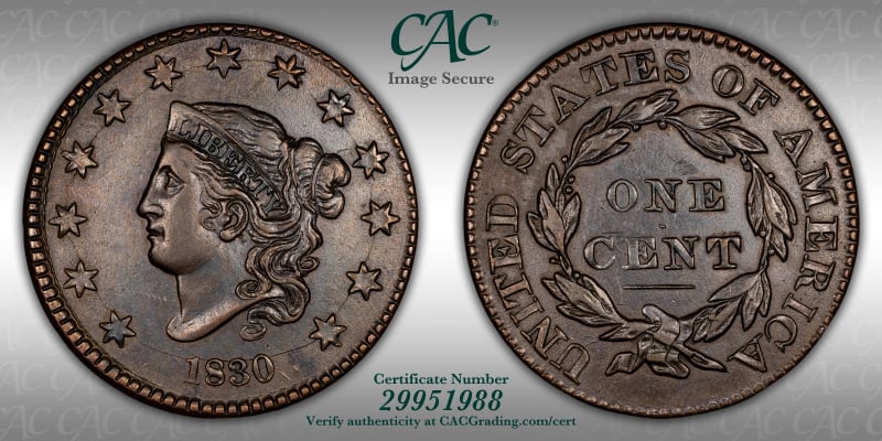 CAC Grading Coin Image Secure