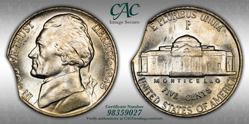 CAC Grading Coin Image Secure
