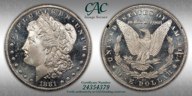 CAC Grading Coin Image Secure