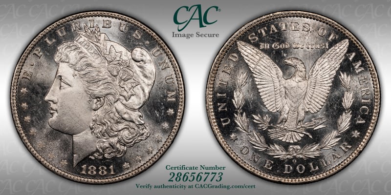 CAC Grading Coin Image Secure