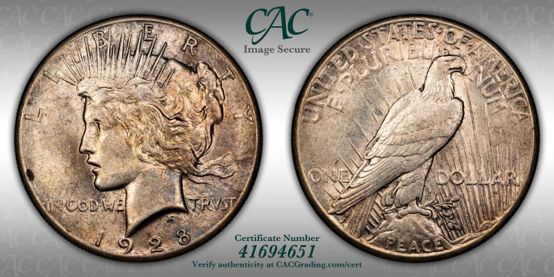CAC Grading Coin Image Secure