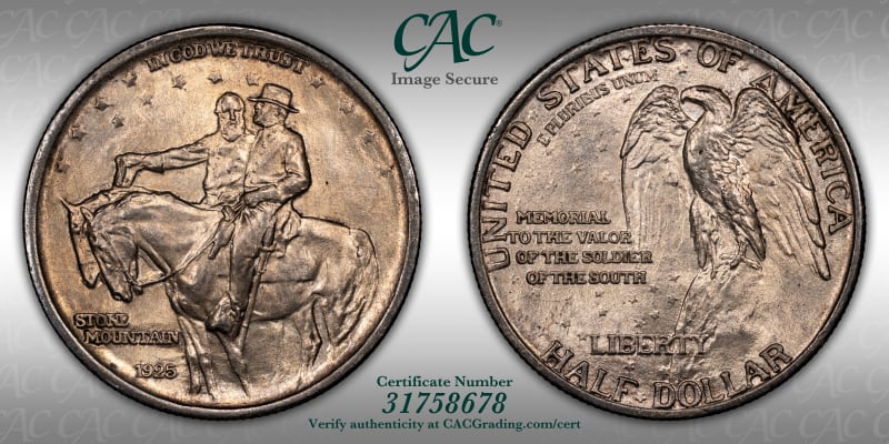 CAC Grading Coin Image Secure
