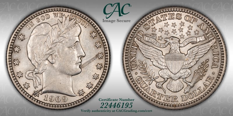 CAC Grading Coin Image Secure