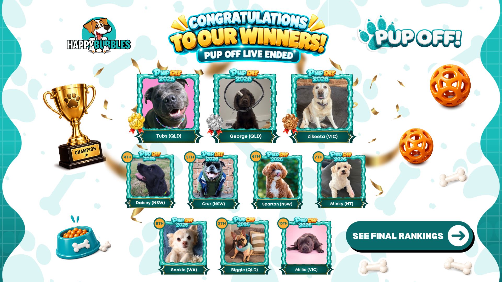 Thank you to our Paw Heroes