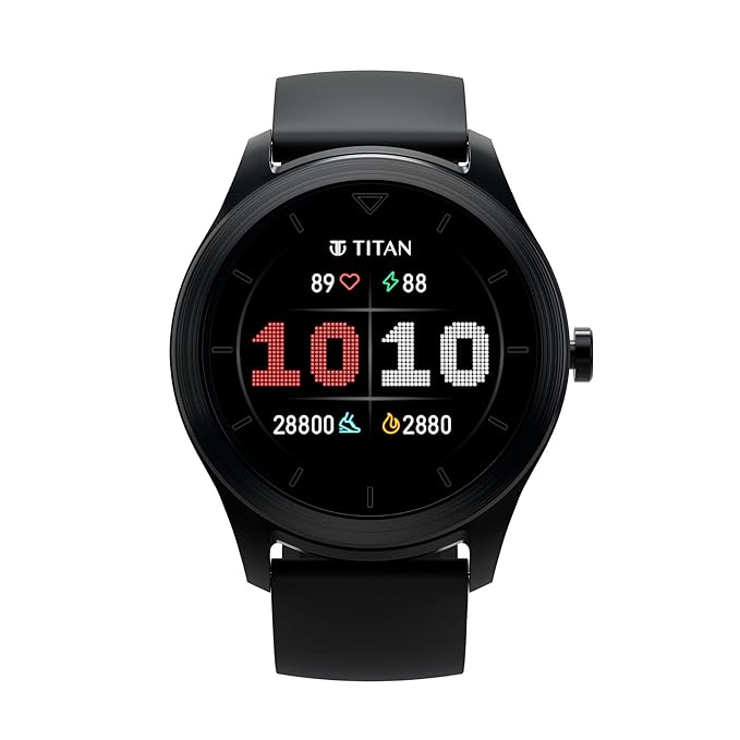 Titan Smart Smartwatch with Alexa Built-in, Aluminum Body