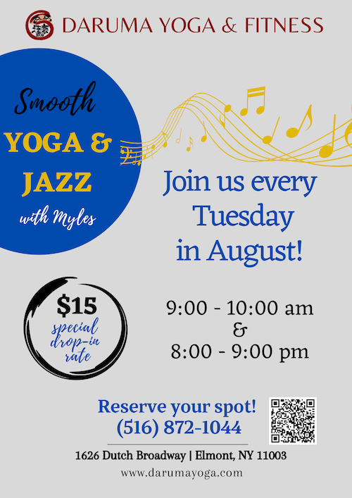 yoga and jazz flyer