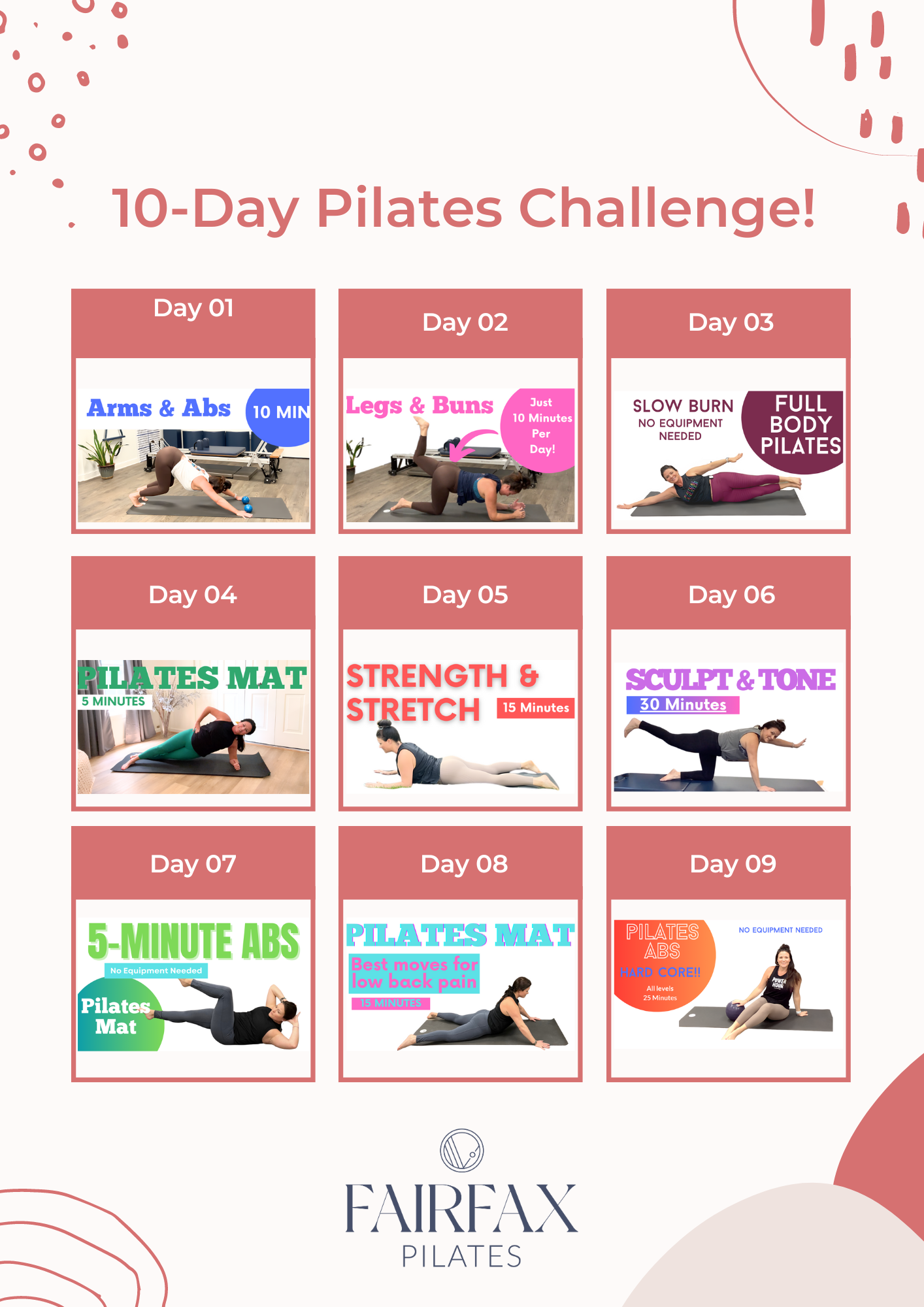 10 Day Pilates Challenge