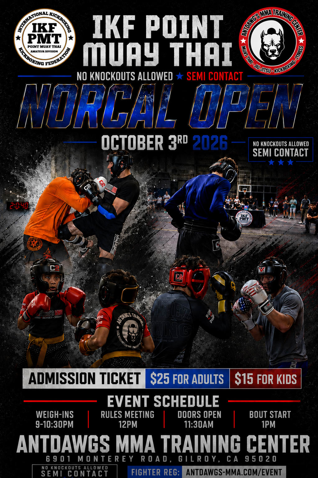 Martial Arts IKF Competition near Gilroy