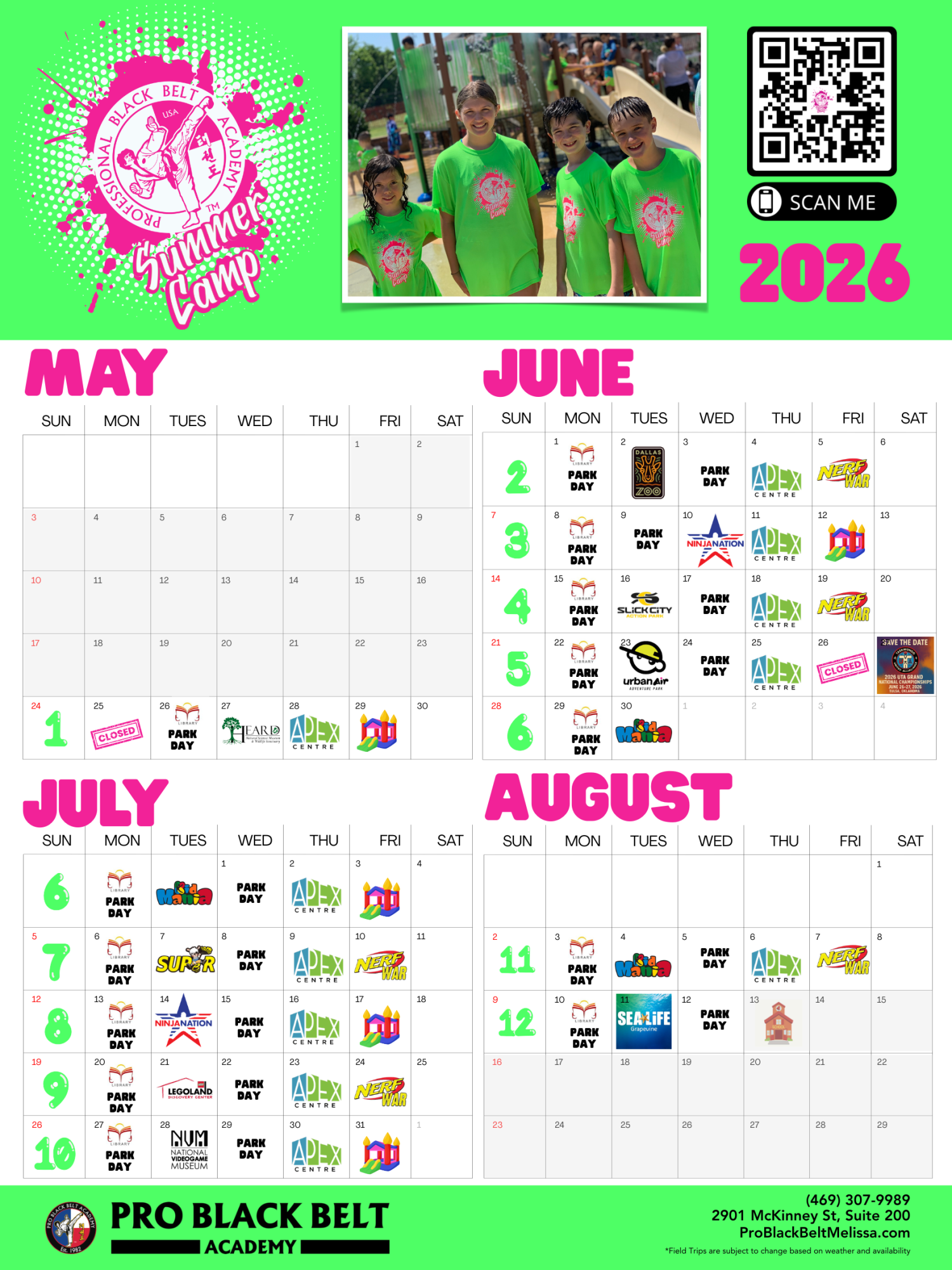 Summer Camps near Melissa