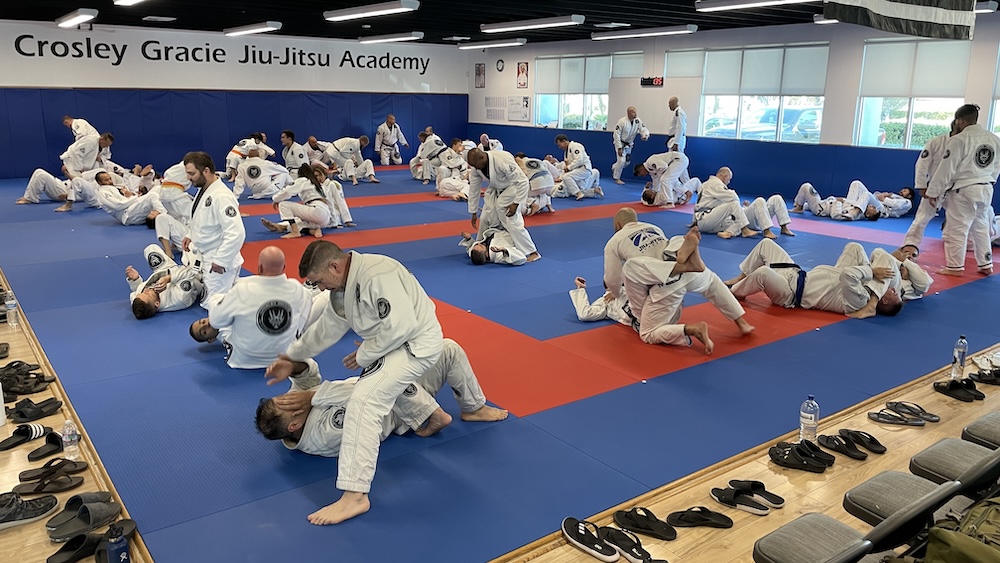 Adult Jiu Jitsu class at Crosley Gracie in Brentwood, CA
