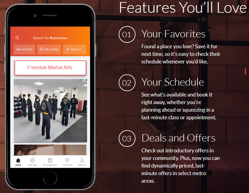 Get the Mindbody App
