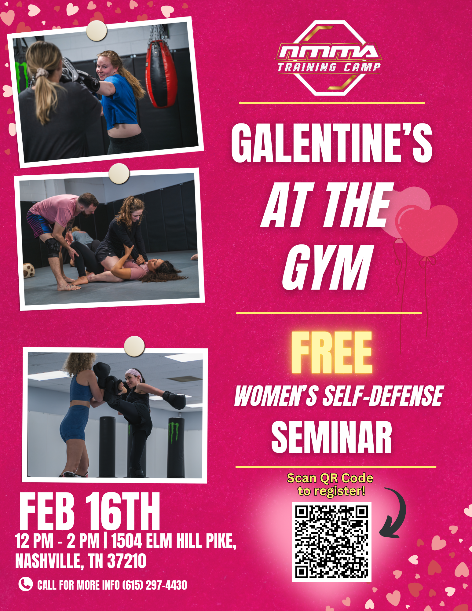 Galentines February 2025 Event Flyer
