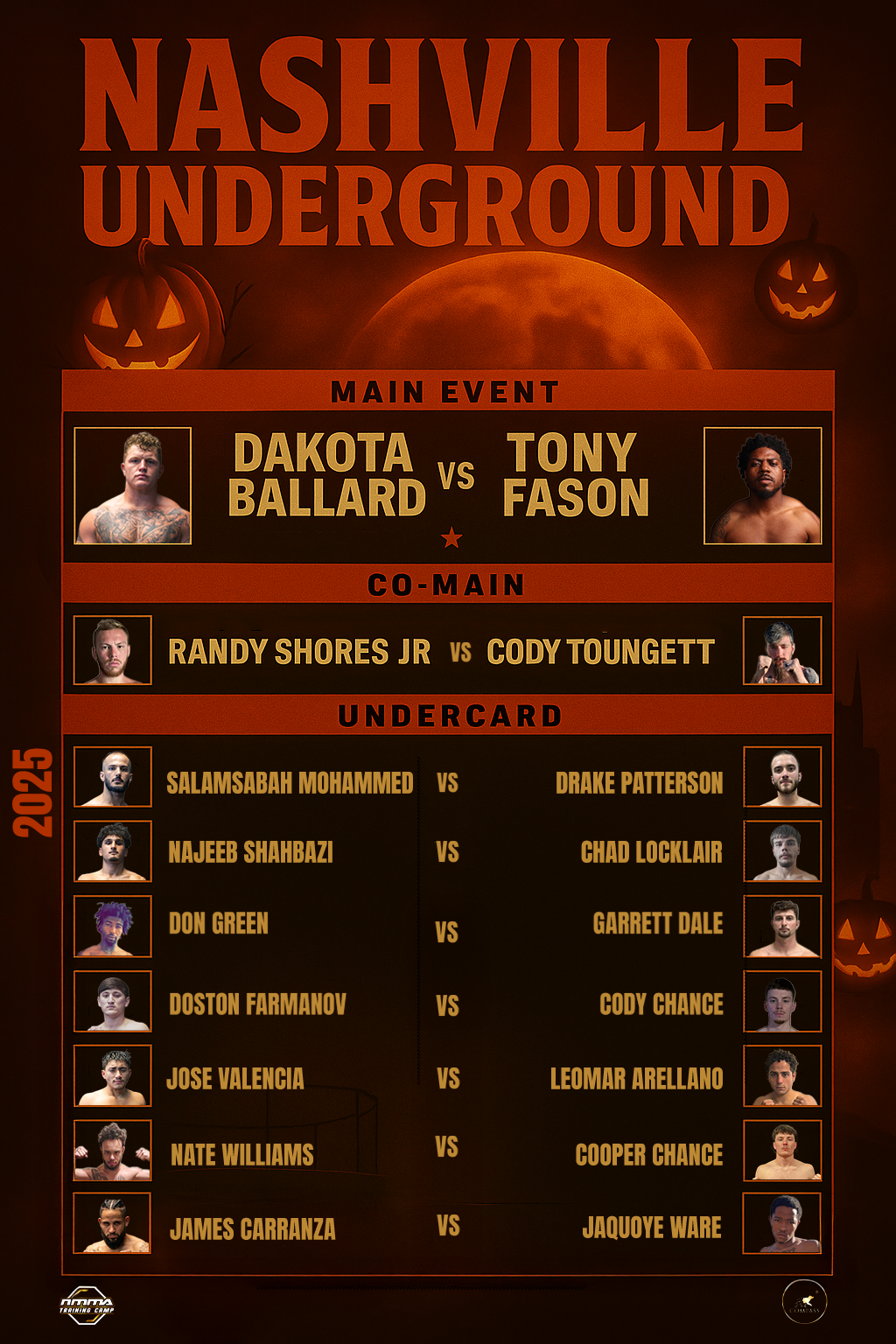 Underground October 2025 Event Flyer