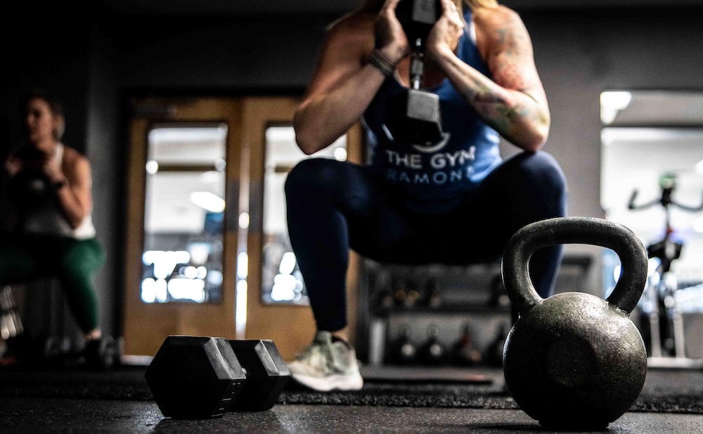 person exercising at Ramona Fitness