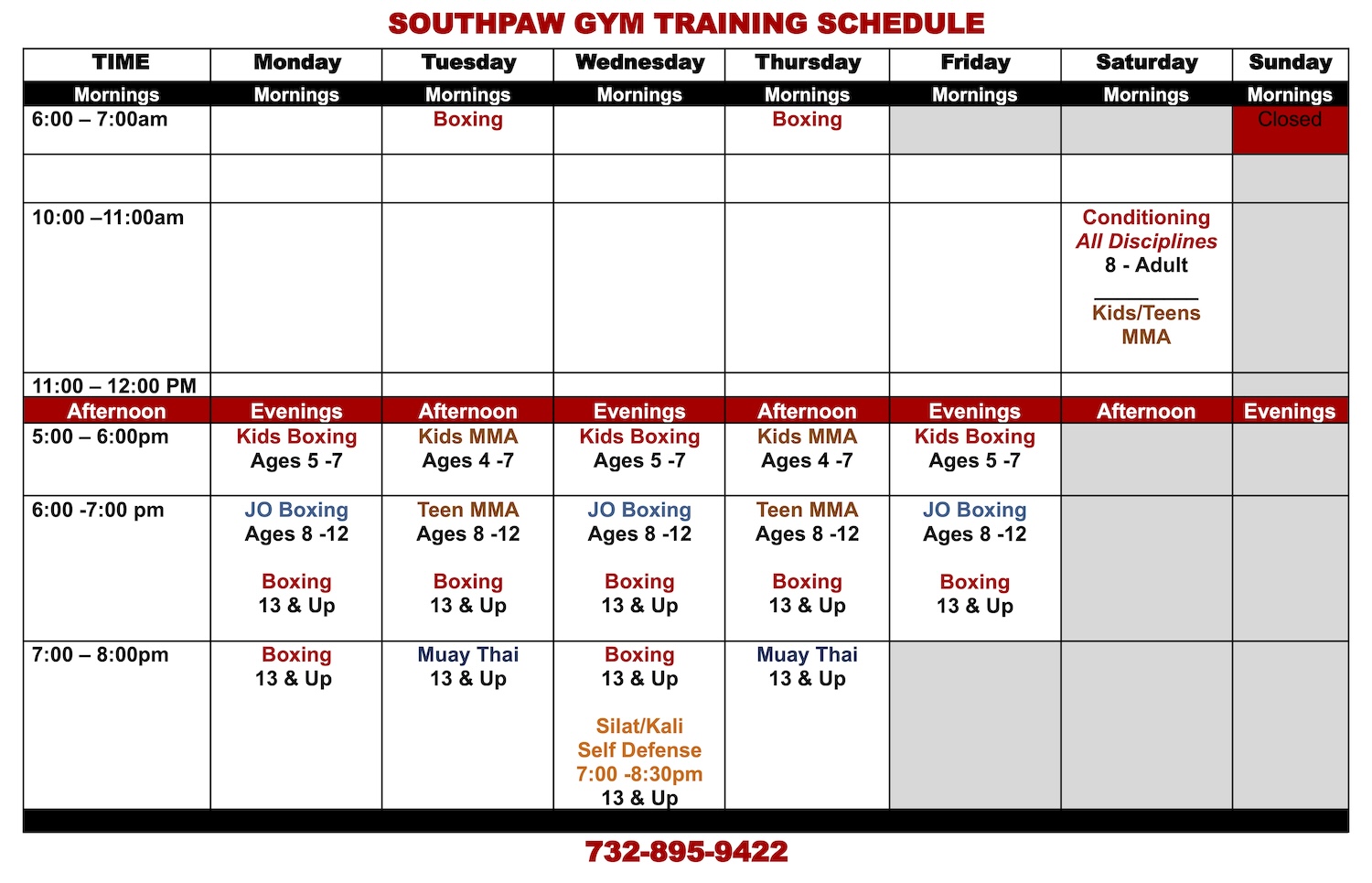 neptune schedule