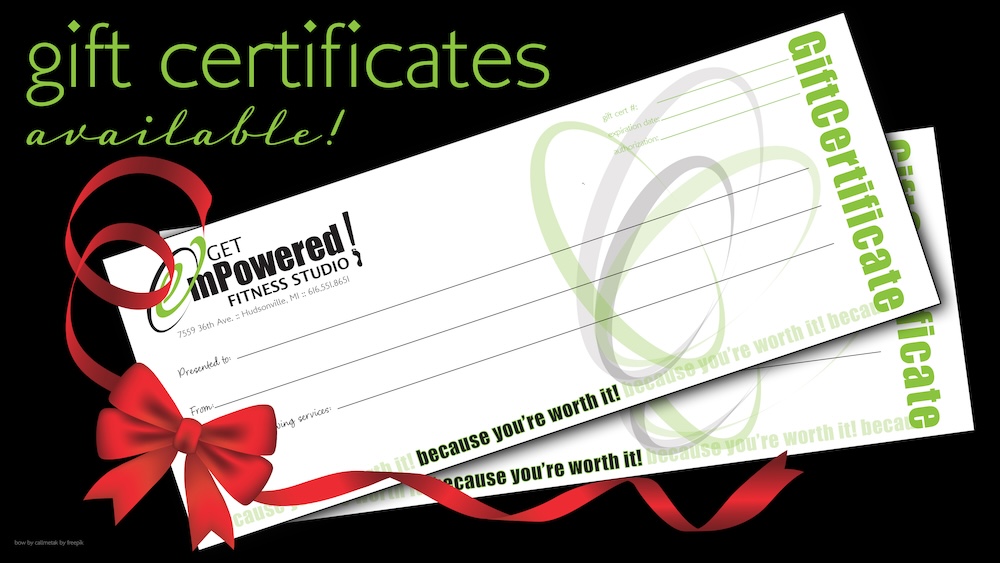 gift certificate