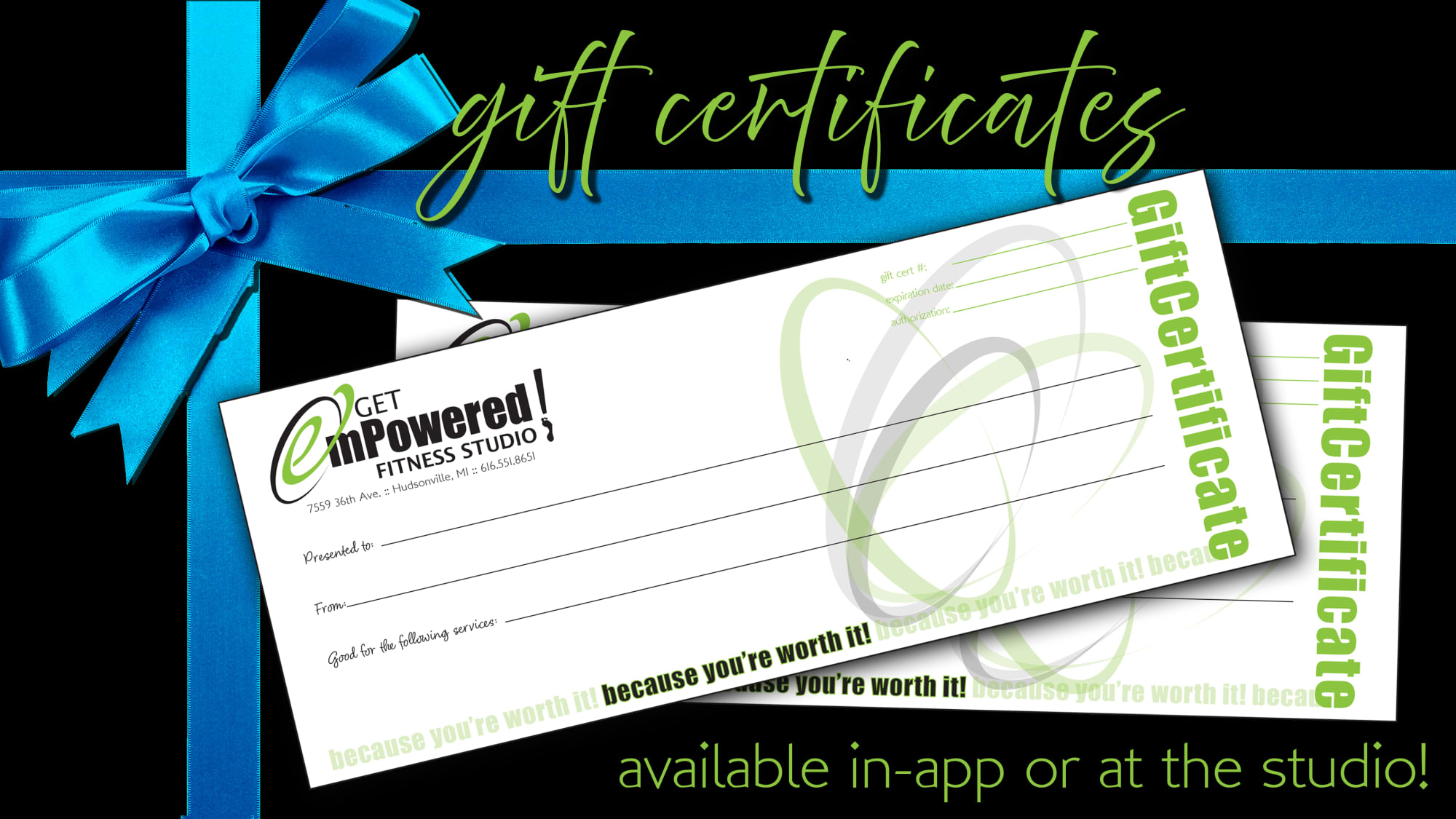 gift certificate