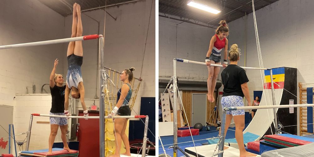 gymnastic competition training in Hicksville