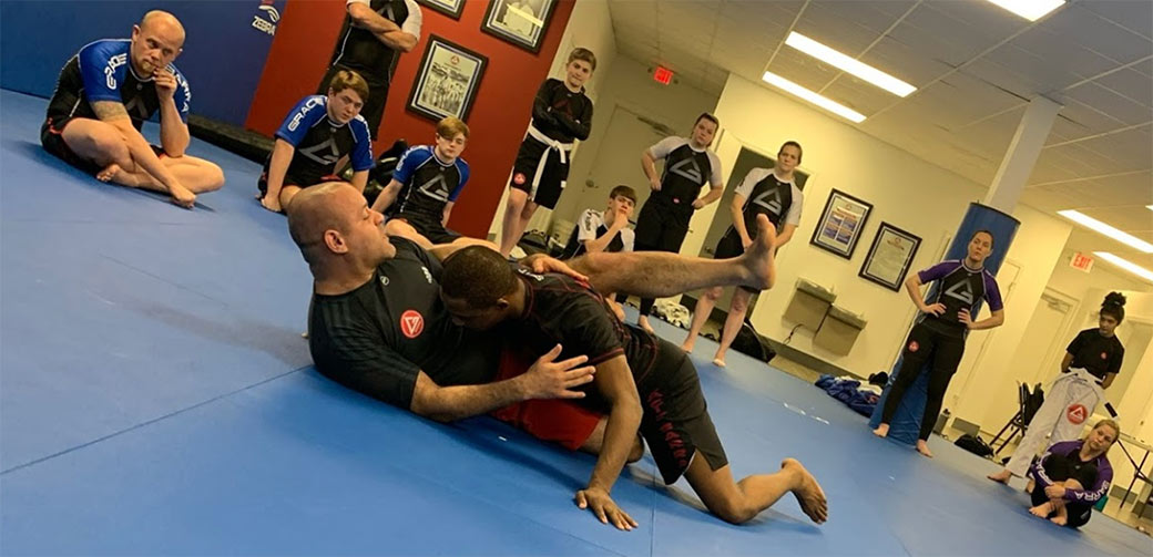 jiu jitsu training and focus