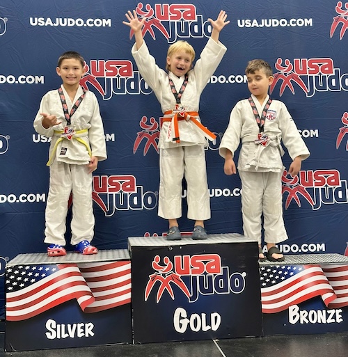 kids at a judo competition