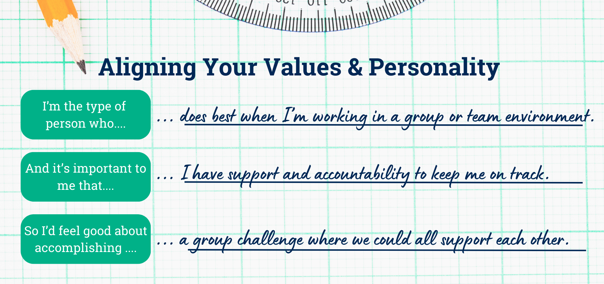 Aligning Your Values & Personality Worksheet Image