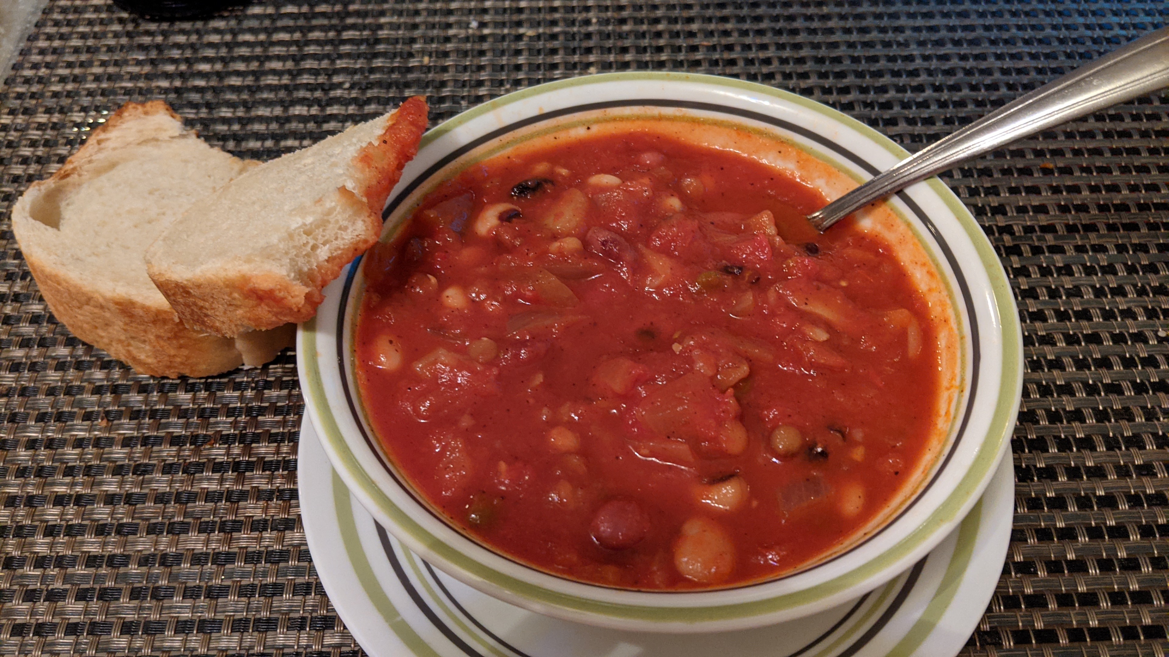 healthy food, bean soup