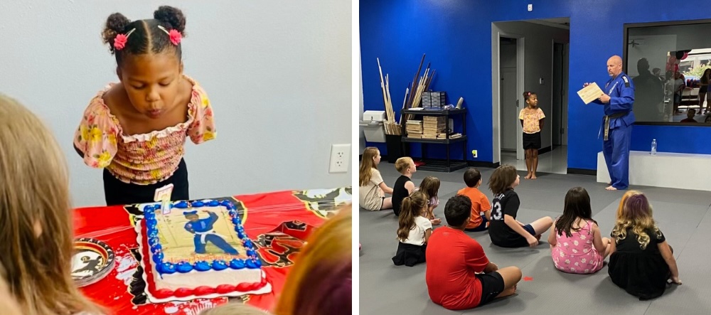martial arts birthday party in Hot Springs