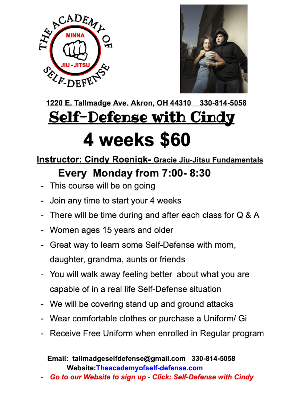 New Self Defense Classes for Adults - Edward King House Senior Center